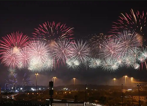 随县焰火晚会